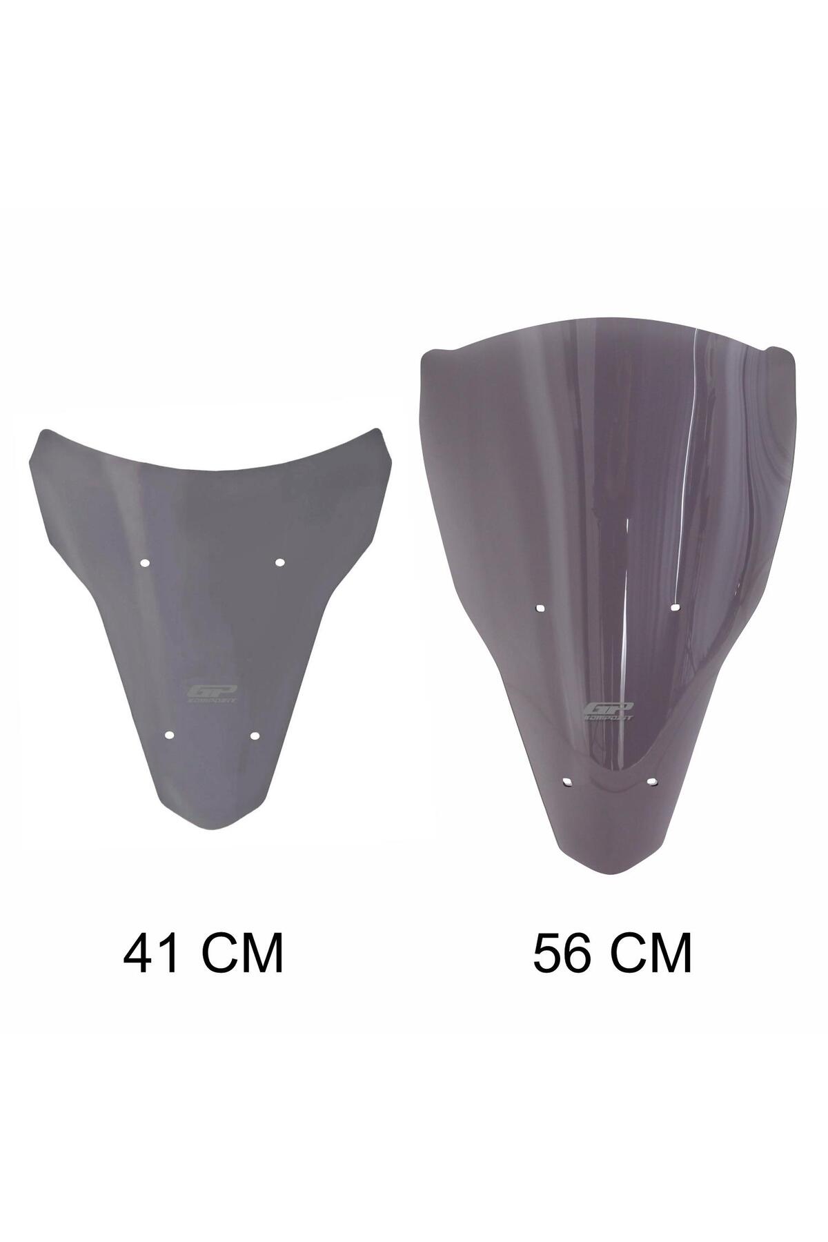 GP KOMPOZİT Yamaha MT-07 Tracer 2020-2024 Uyumlu Ön Cam Füme 56 cm