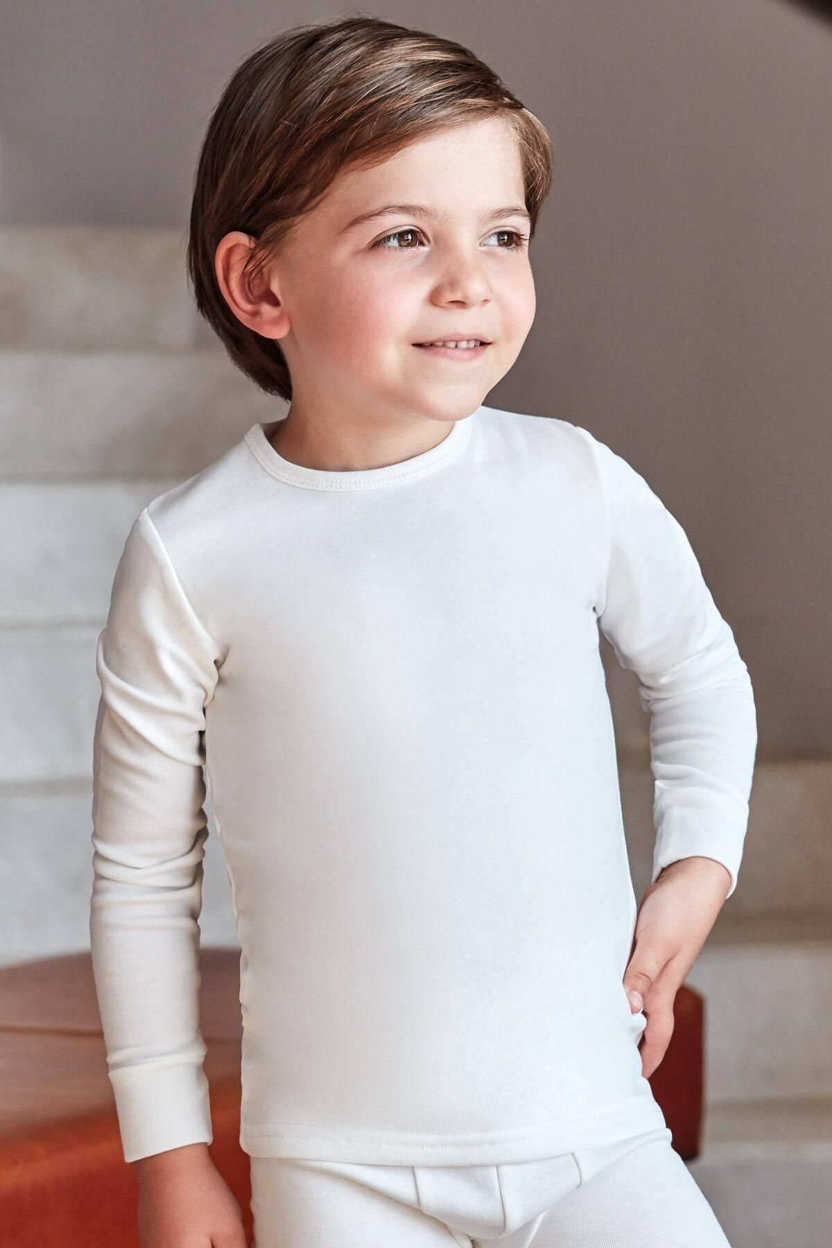 GOLDENBAY-2536 Children's Long Arm Thermal Underwear 1