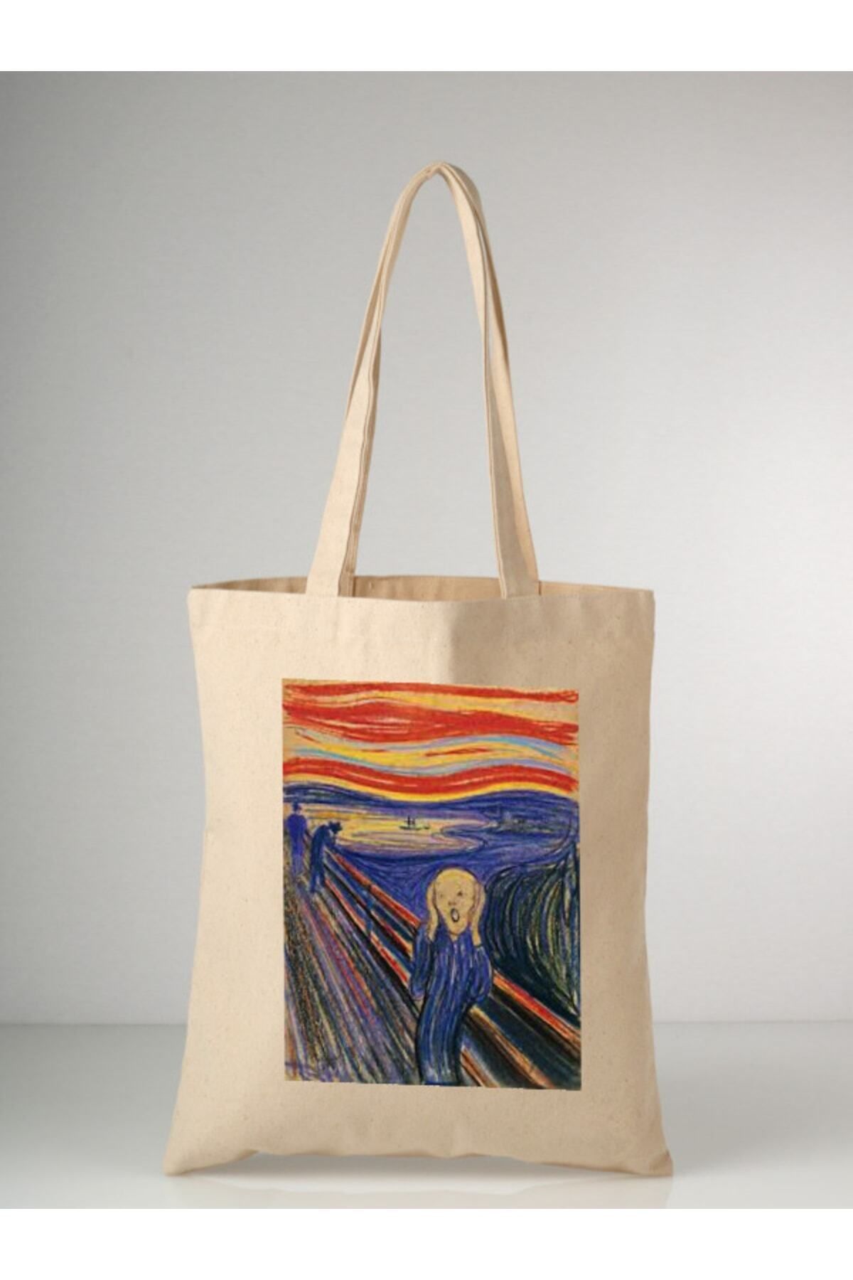 Cemira-Edvard Munch Scream Design Tote Bag Cloth Bag 3