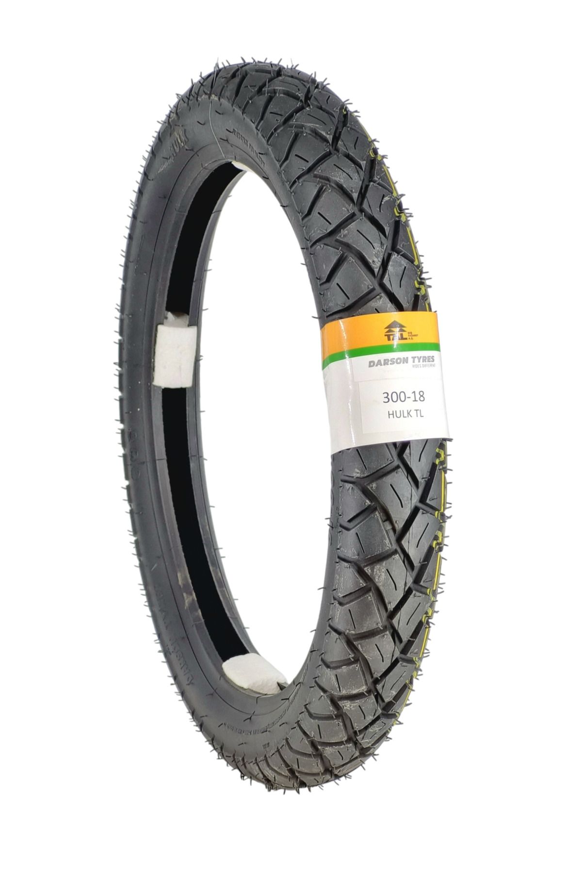 DARSON TYRES MOTOR LASTİK 300-18 TL (TUBELESS - DUBLEKS) HULK