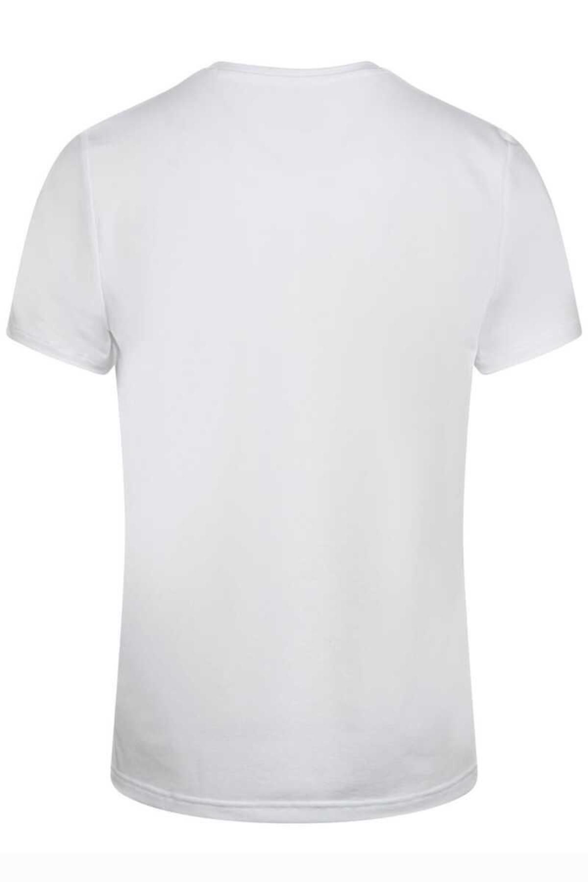 2AS-Ανδρικό μπλουζάκι Victor Viloft V Neck Vıcmfbss24 2