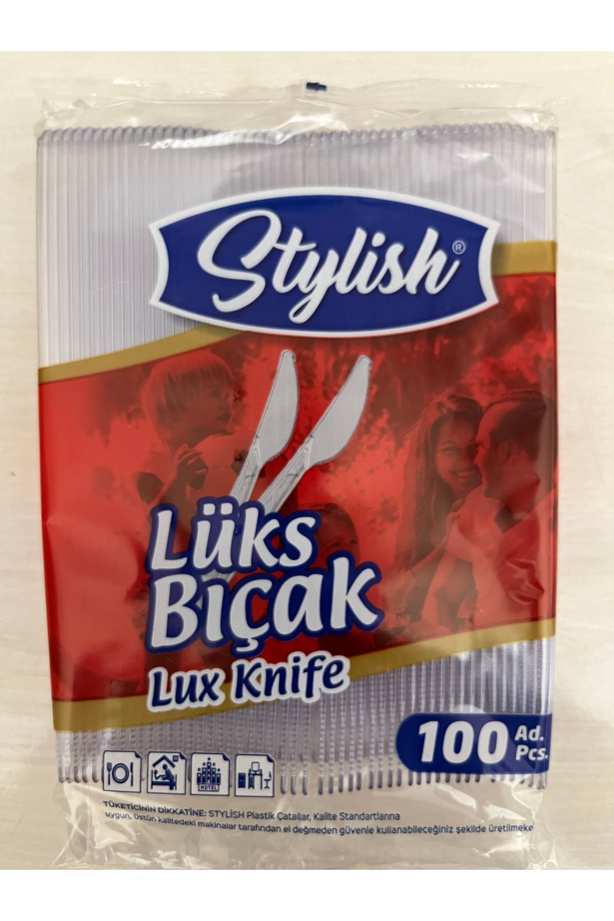 Stylish Plastik Lüks Bıçak 3600 Adet