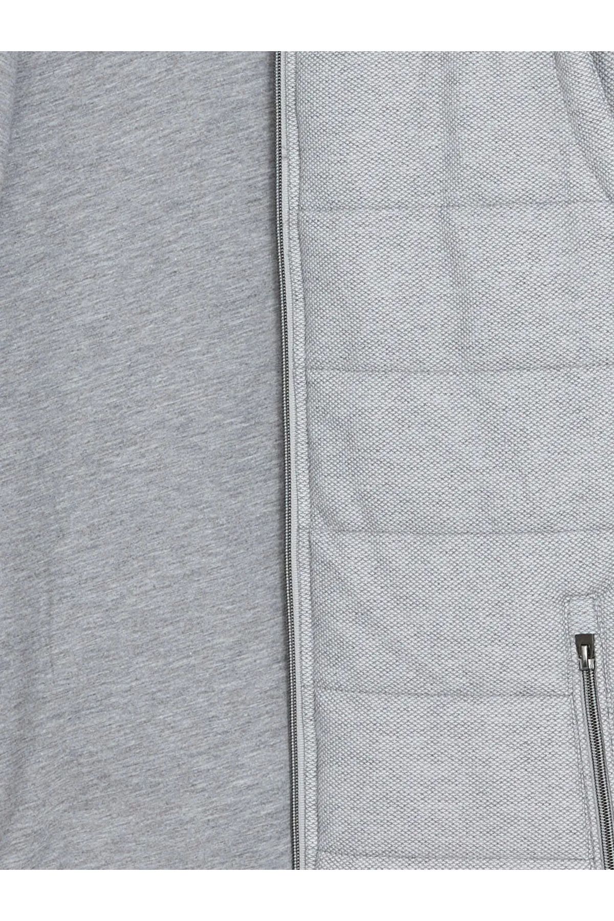 LC Waikiki-Жилетка за момче Lcw Vision Grey Melange Stand Collar 3