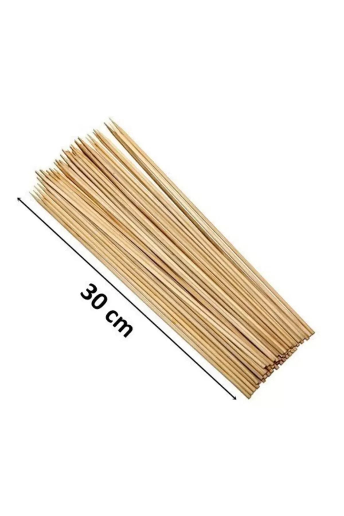 Angoravi Çöp Şiş 30cm | Ahşap Çubuk | Royaleks-ALK-119