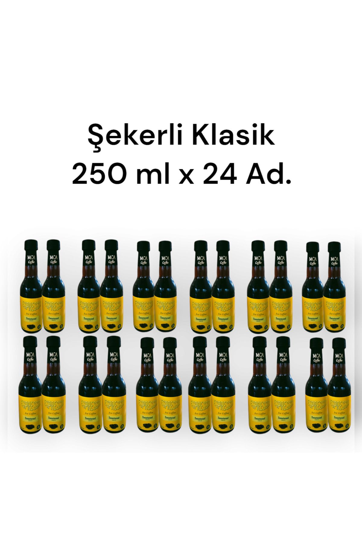 MCA Espresso Soğuk Kahve (ŞEKERLİ KLASİK) 250 ml X 24 Adet