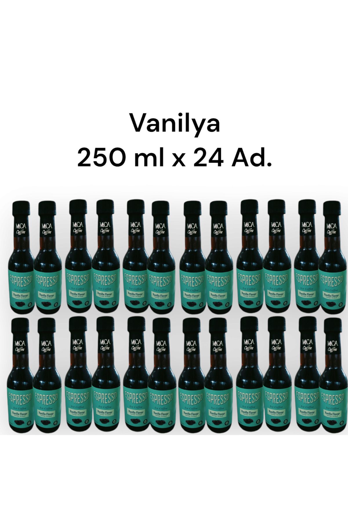 MCA Espresso Soğuk Kahve (VANİLYA AROMALI) 250 ml X 24 Adet