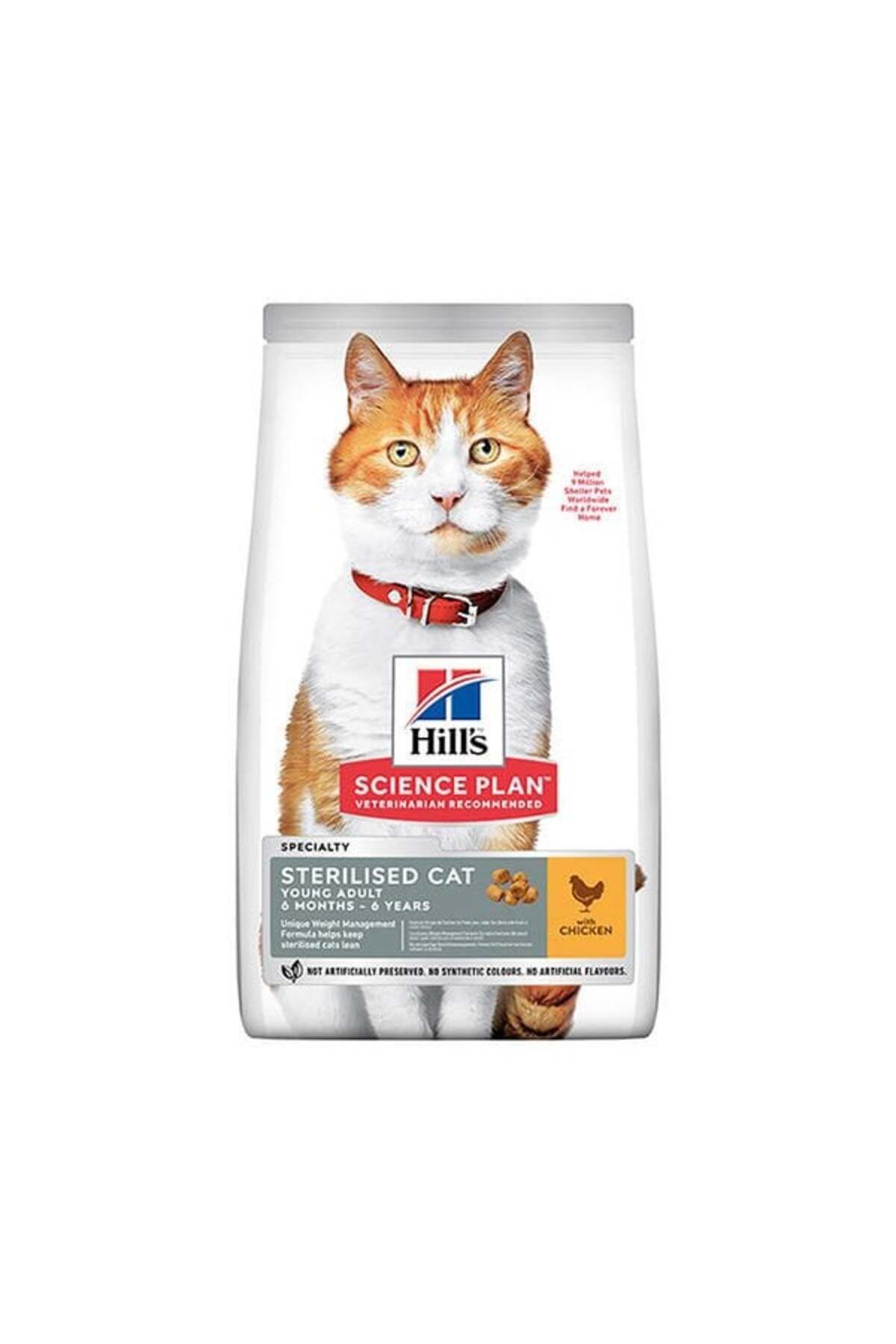 Orqinel Hills Young Adult Sterilised Tavuklu Kısırlaştırılmış Kedi Maması 8+2kg(Bonuslu)(stt.07/2025) - Pets
