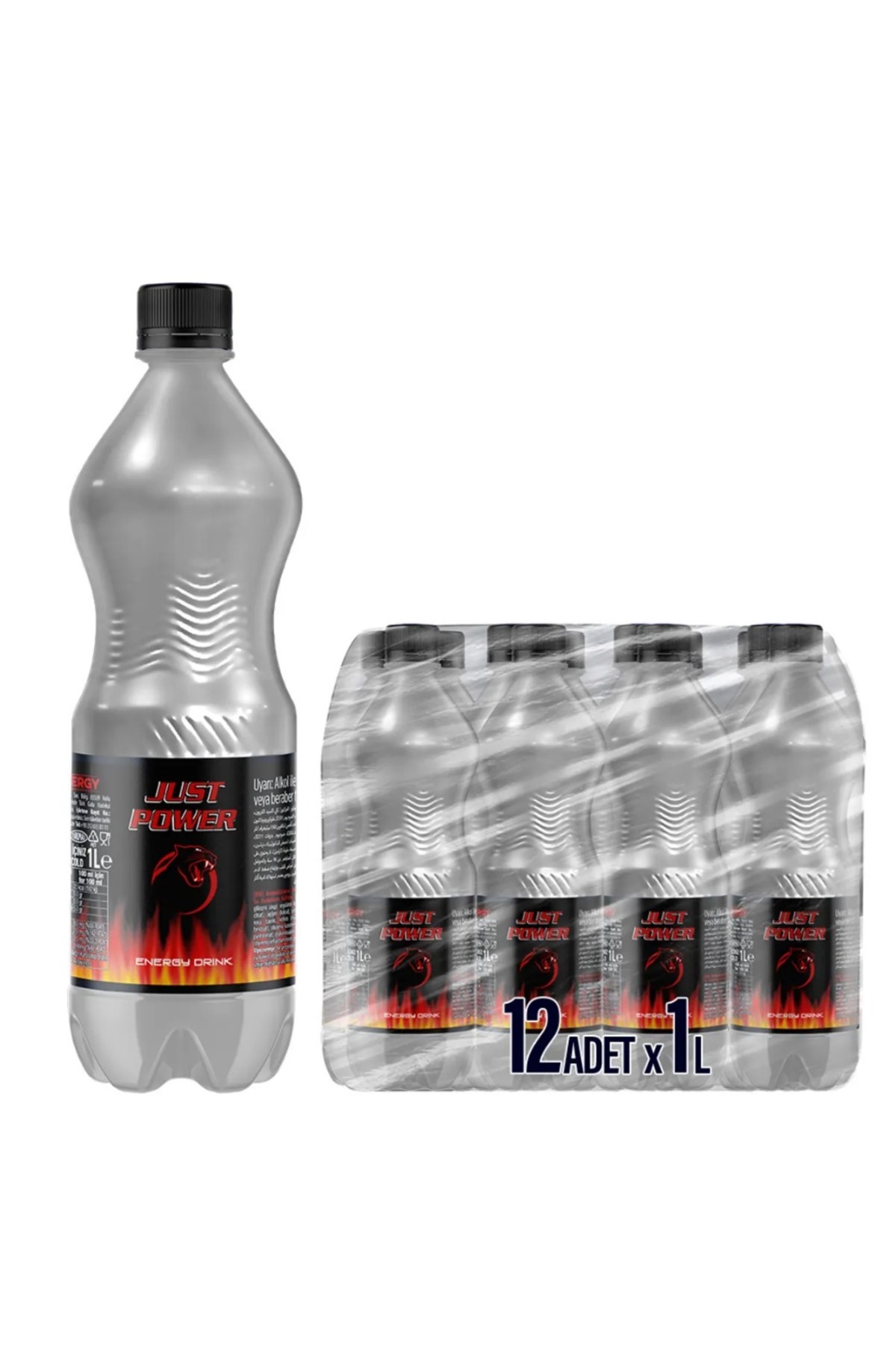 Kardeşler Gıda Toptan Just Power Enerji İçeceği 1 Lt x 12 Adet