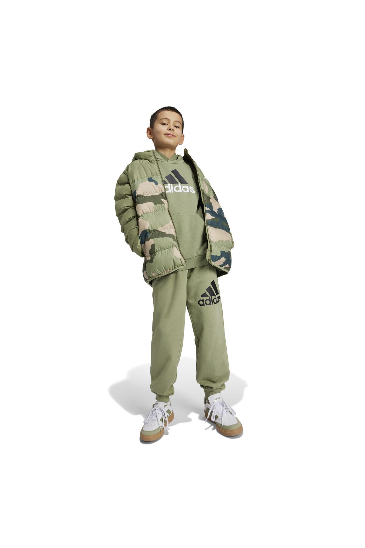 adidas-J Sd Aop Kids Green Coat Iw0545 1