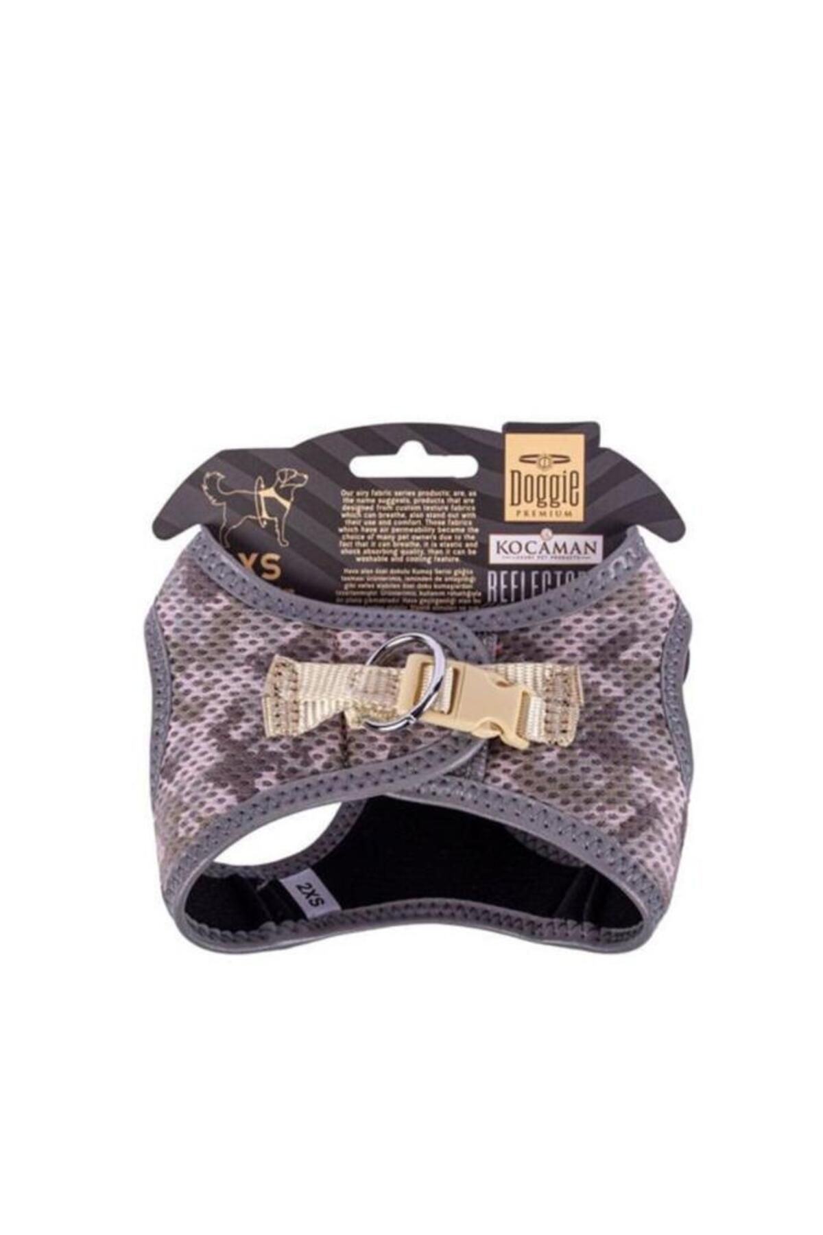 O Dog Furlo Doggie Havalı Dokuma Reflektör Küçük Irk Köpek Göğüs Tasması Xxsmall Kamuflaj26-30 Cm