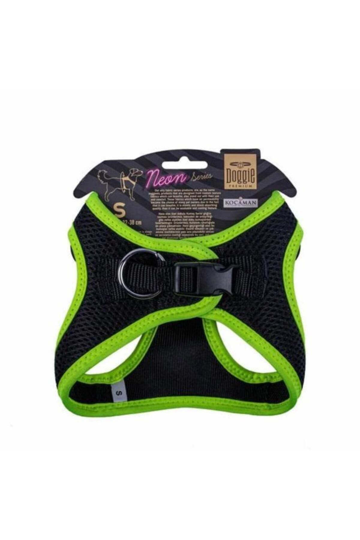 O Dog Furlo Doggie Havalı Dokuma Neon Küçük Irk Köpek Göğüs Tasması Small Sarı 32-38 Cm