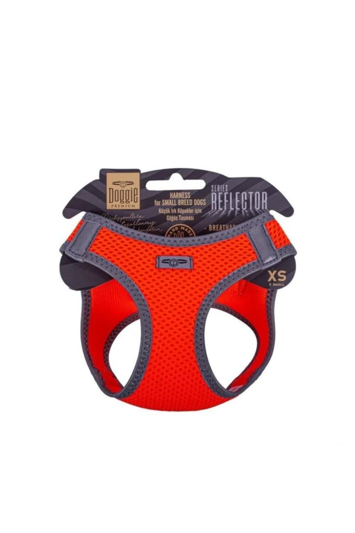 O Dog Doggie Havalı Dokuma Reflektör Küçük Irk Köpek Göğüs Tasması Xsmall Turuncu 30-34 Cm - Petshopundan
