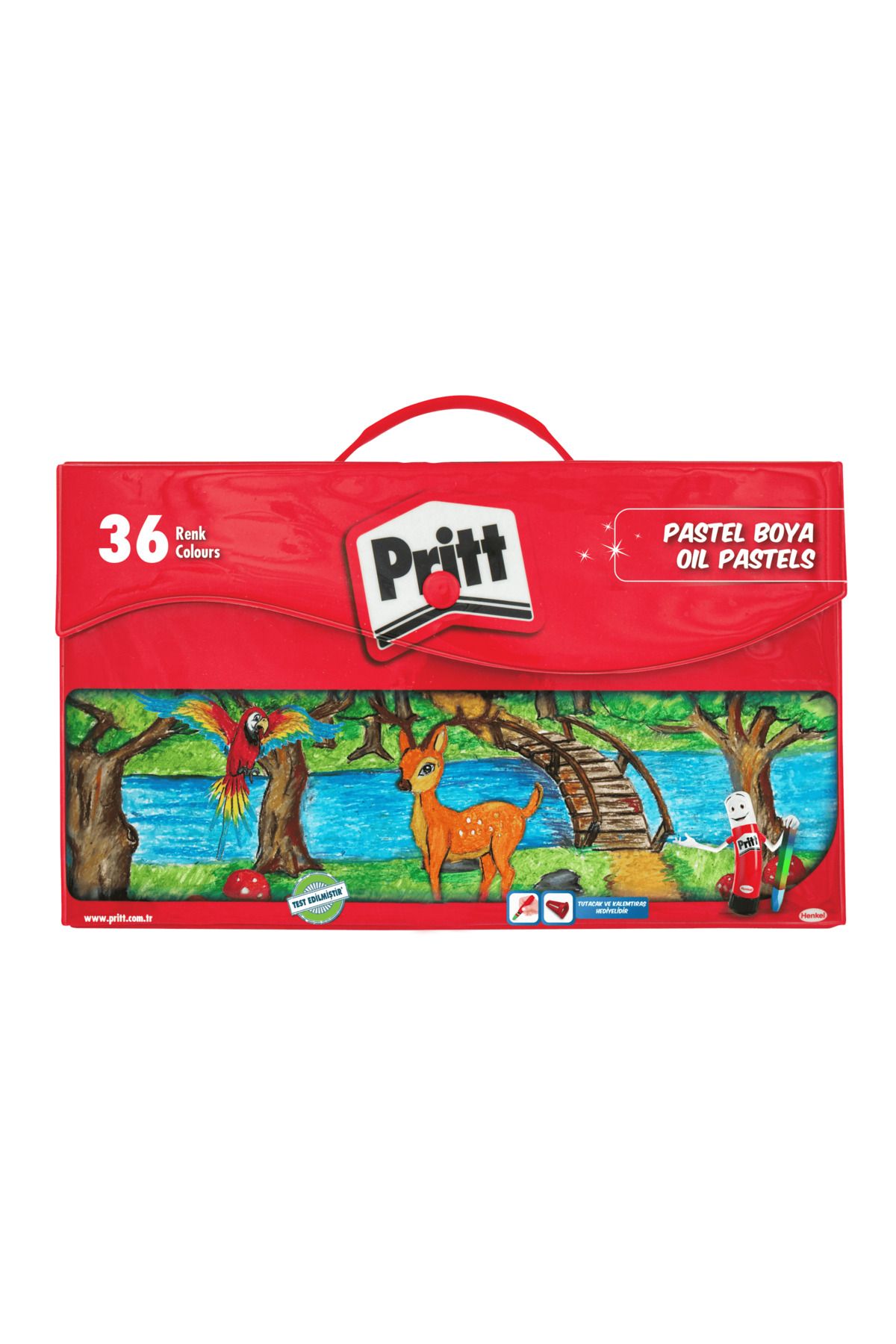 Pritt 36’lı Pastel Boya - Çantalı Ambalaj