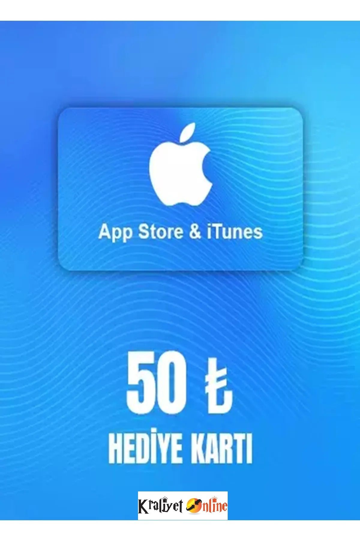 KraliyetOnline App Store - iTunes 50 TL Hediye Kartı