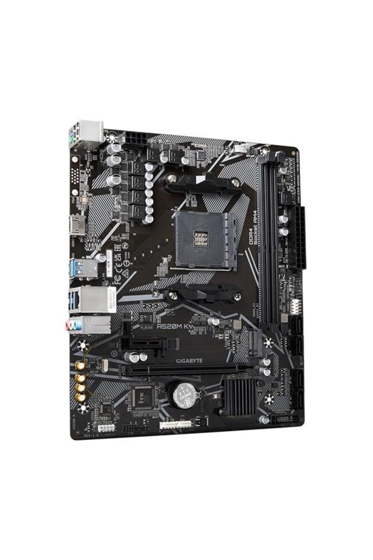 Gigabyte-A520m K DDR4 HDMI PCIE 16x V3.0 Am4 Matx 3