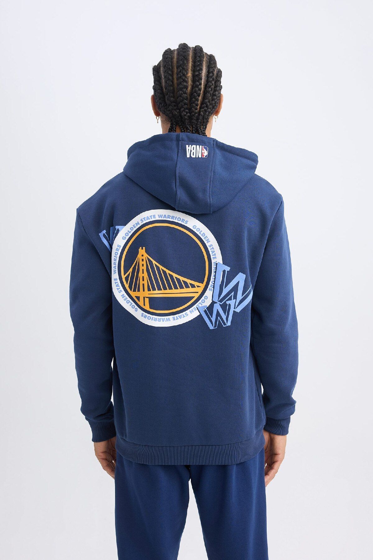 DeFacto-Mikina Golden State Warriors Standard Fit s kapucňou - A7216Ax24Au 5