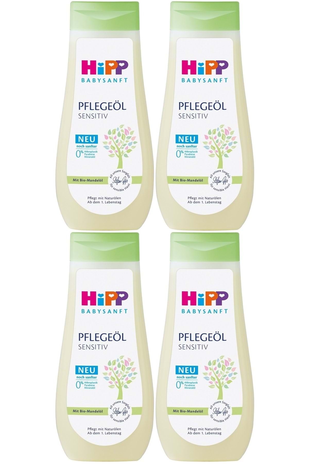 Hipp Babysanft Bebek Bakım Yağı/Pelegeöl Sensıtıv 200ML (4 Lü Set)