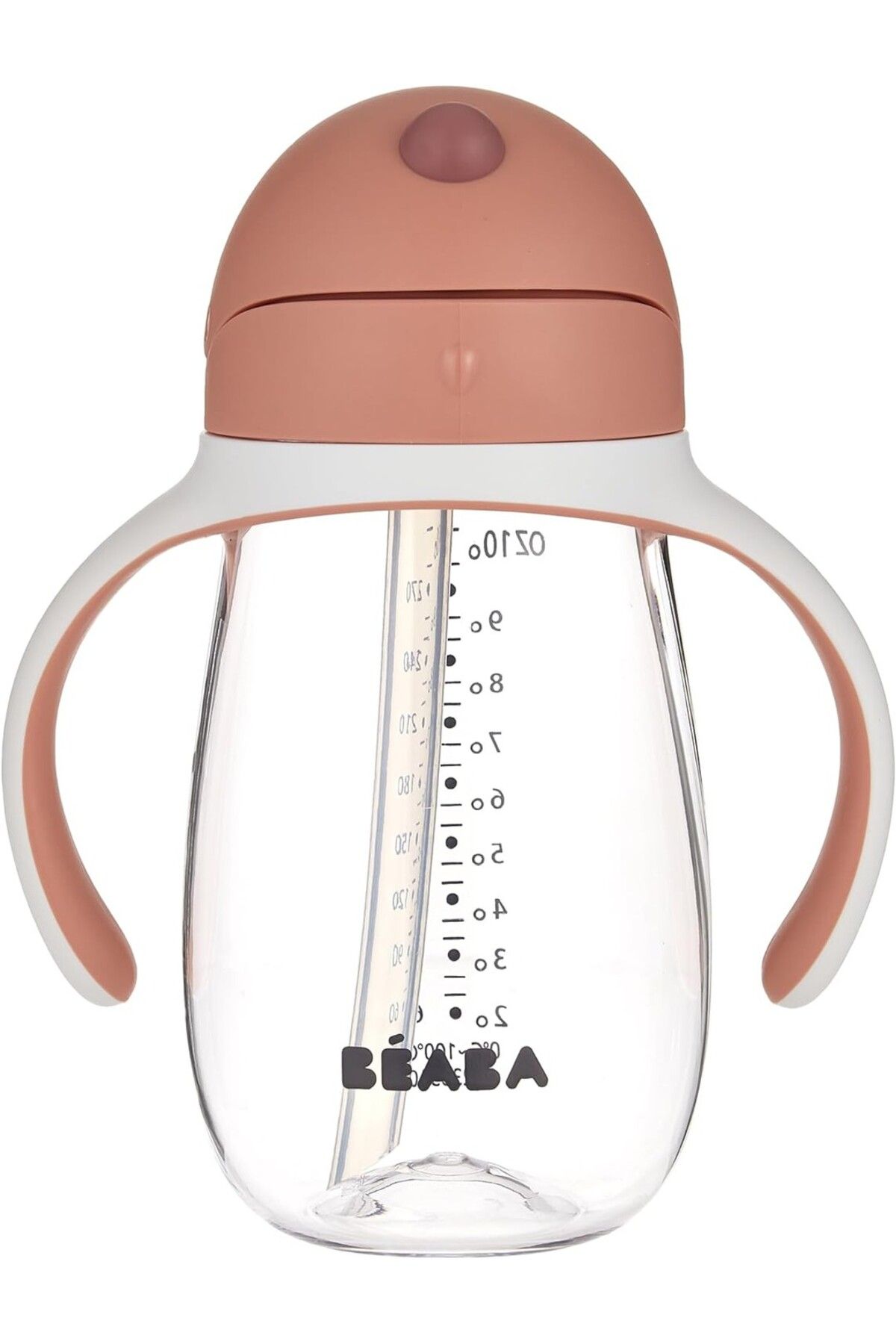 Beaba 2'si 1 arada Şişe/Öğrenim Bardağı, Pipetli Çocuk Bardağı, %100 Sızdırmaz, 300 ml