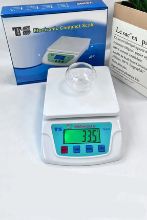 LUXTER Lux-200 Tartı 10 Kg Kapasite 0.5 gr Hassasiyetli Terazi Pil Hediyelidir.