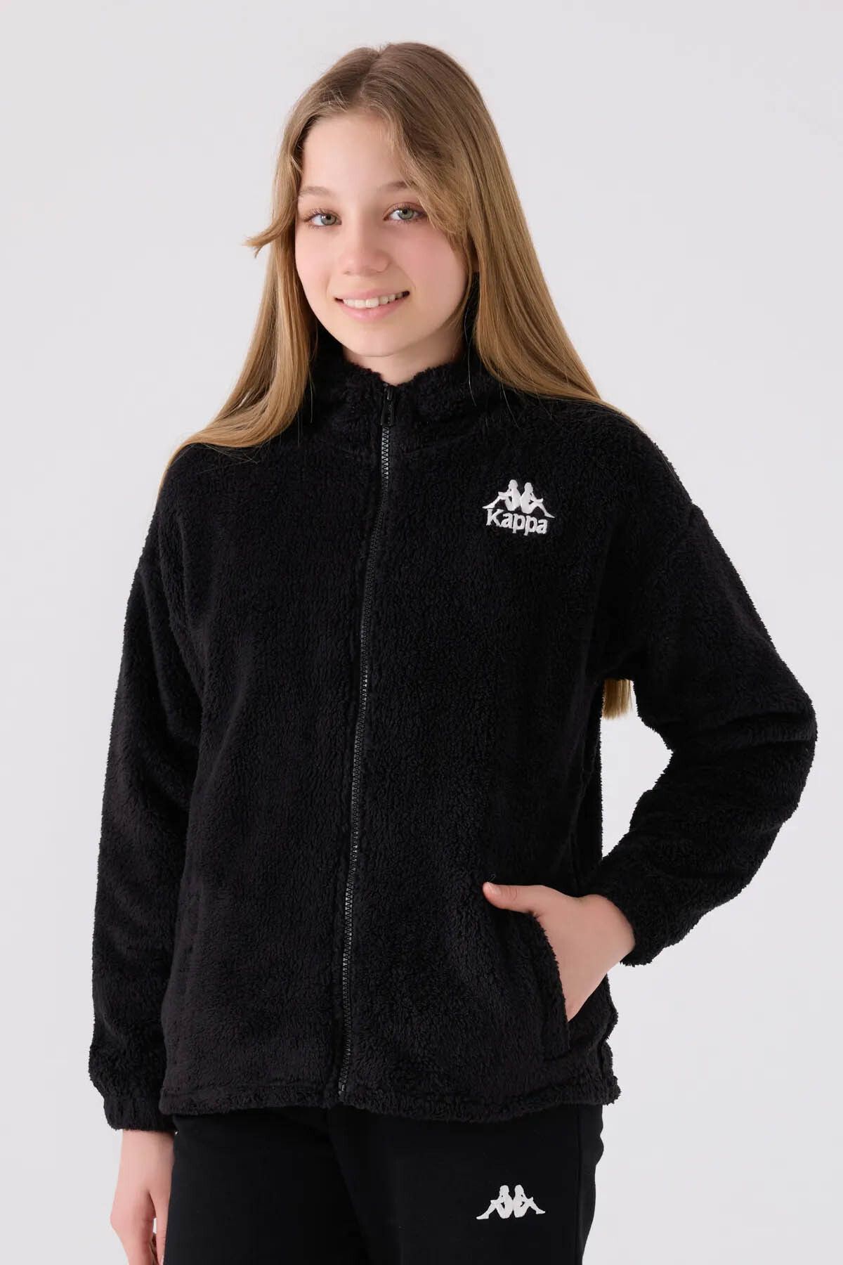 Kappa-Girl's Black Jacket - 361X1Cw Model 1