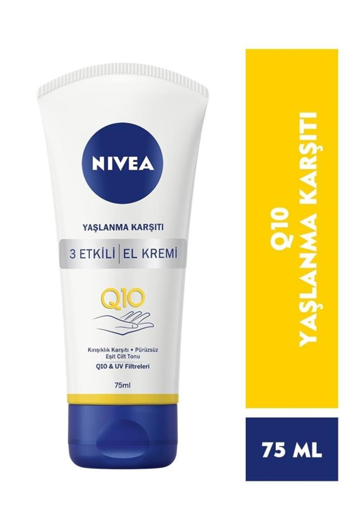 NIVEA Q10 Yaşlanma Karşıtı 3 Etkili El Kremi 75 ml