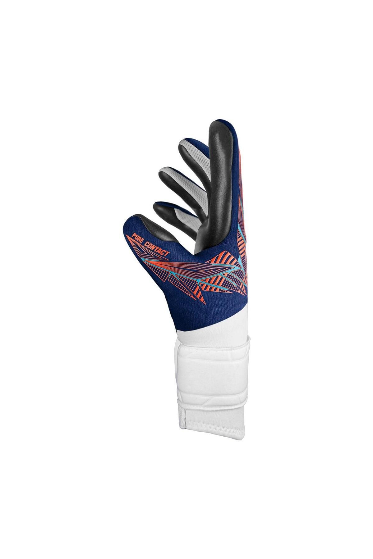 دستکش دروازه بان مردانه و زنانه 5470200 نقره ای NAVY BLUE ORANGE Reusch