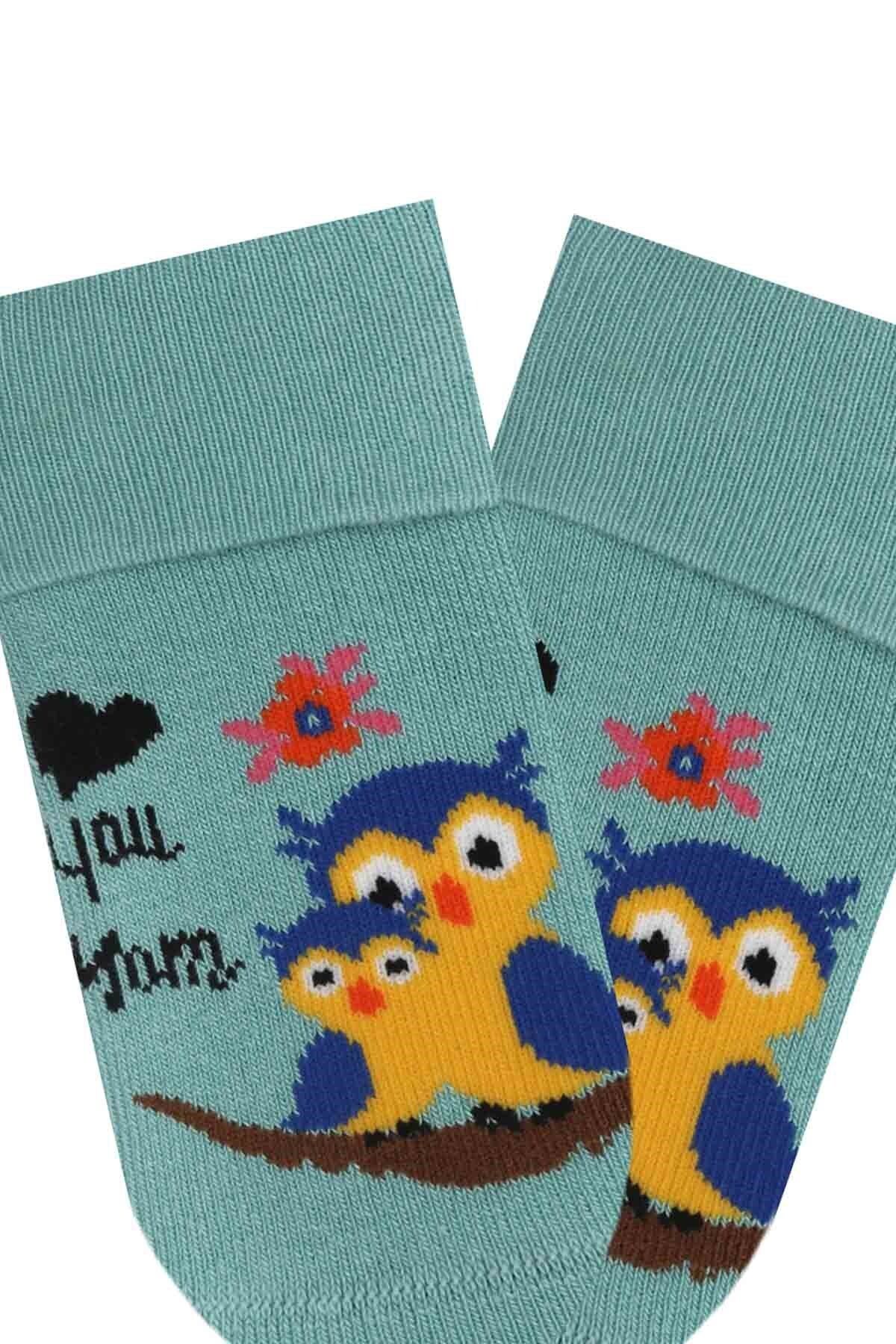 Bross-Best Mom Baby 3-Piece Towel and Winter Socks Set 4