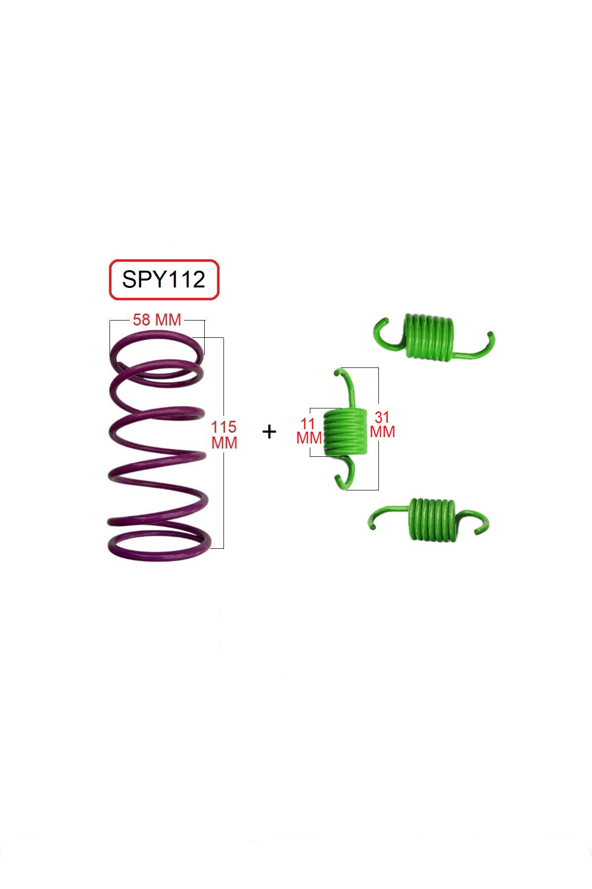 MYG Honda Pcx 125cc 150cc Speedup Debriyaj Baskı Yayı Performans
