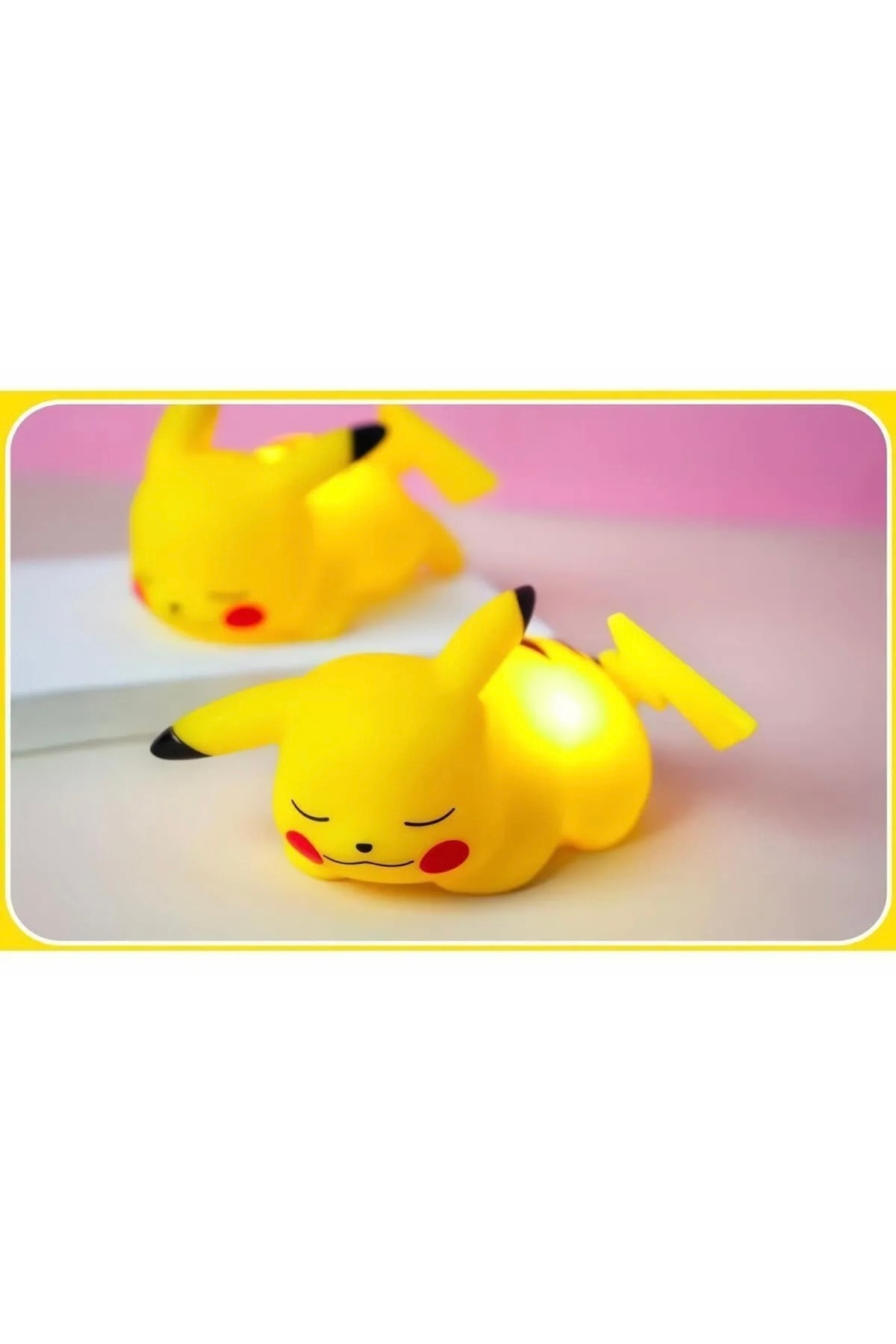 LİMAN Pokemn pikachuu led ışıklı gece lambası ve oyuncak fotoğrafı 5 (önizleme)