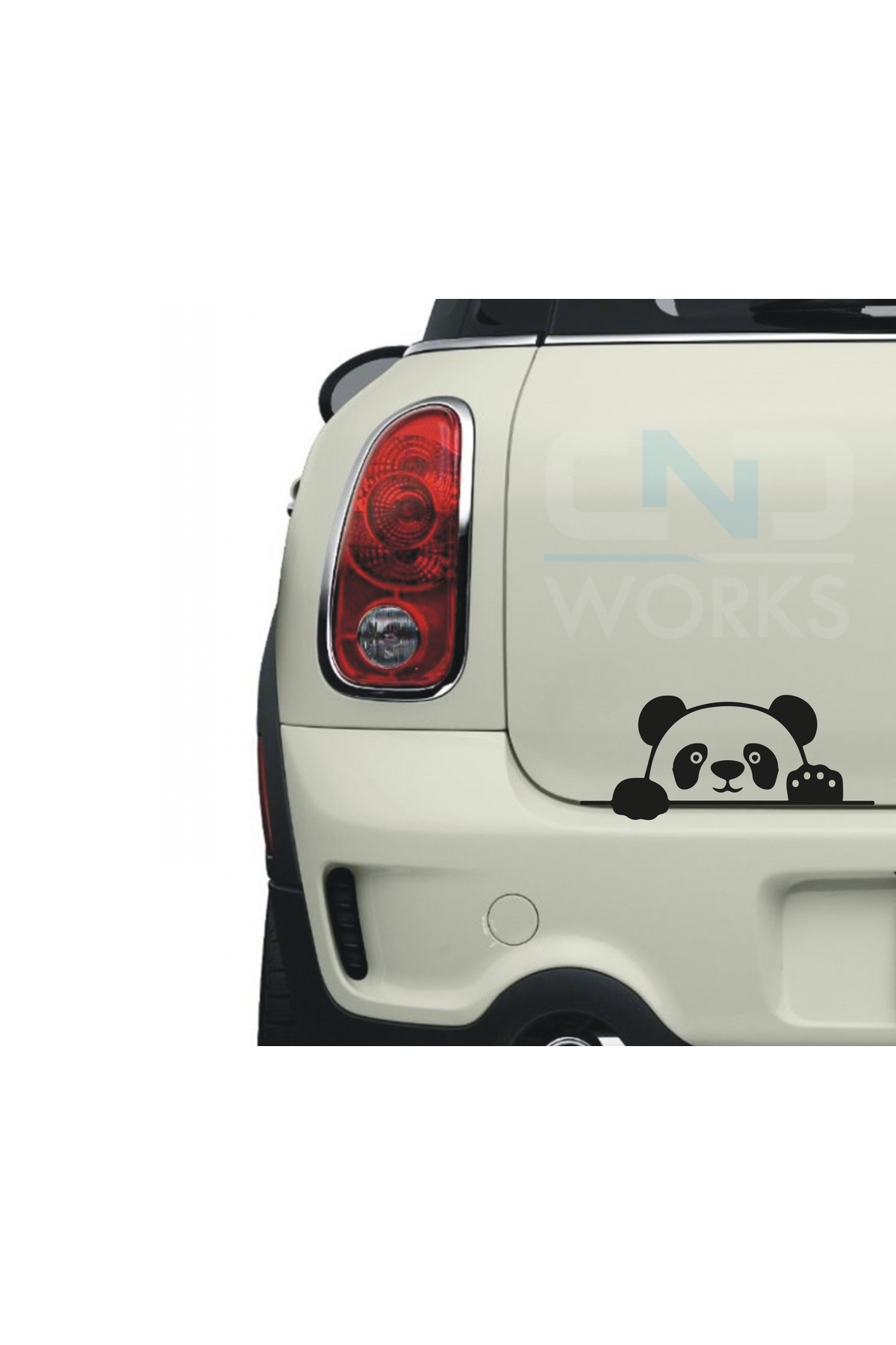 CND works Panda Araba-motosiklet Cam Etiket Sticker 20x8 Cm - Fiyatı ...