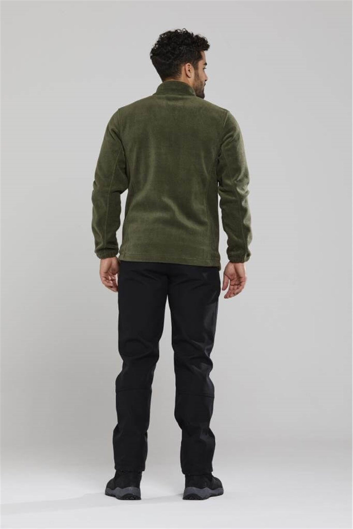 2AS Salmon Tam Fermuarlı Polar Sweatshirt Erkek - 100013sw görsel 4
