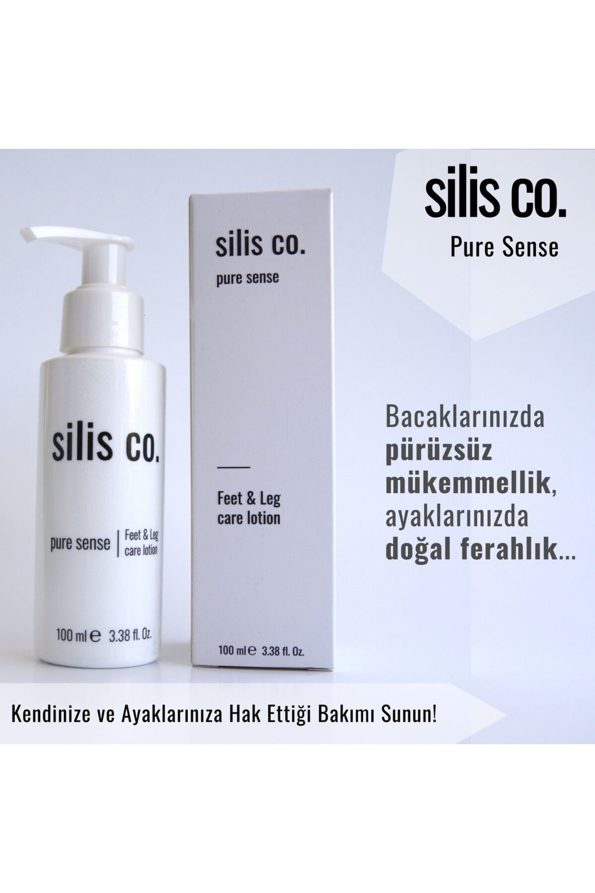 silis co. Pure Sense Ayak & Bacak Bakım Losyonu