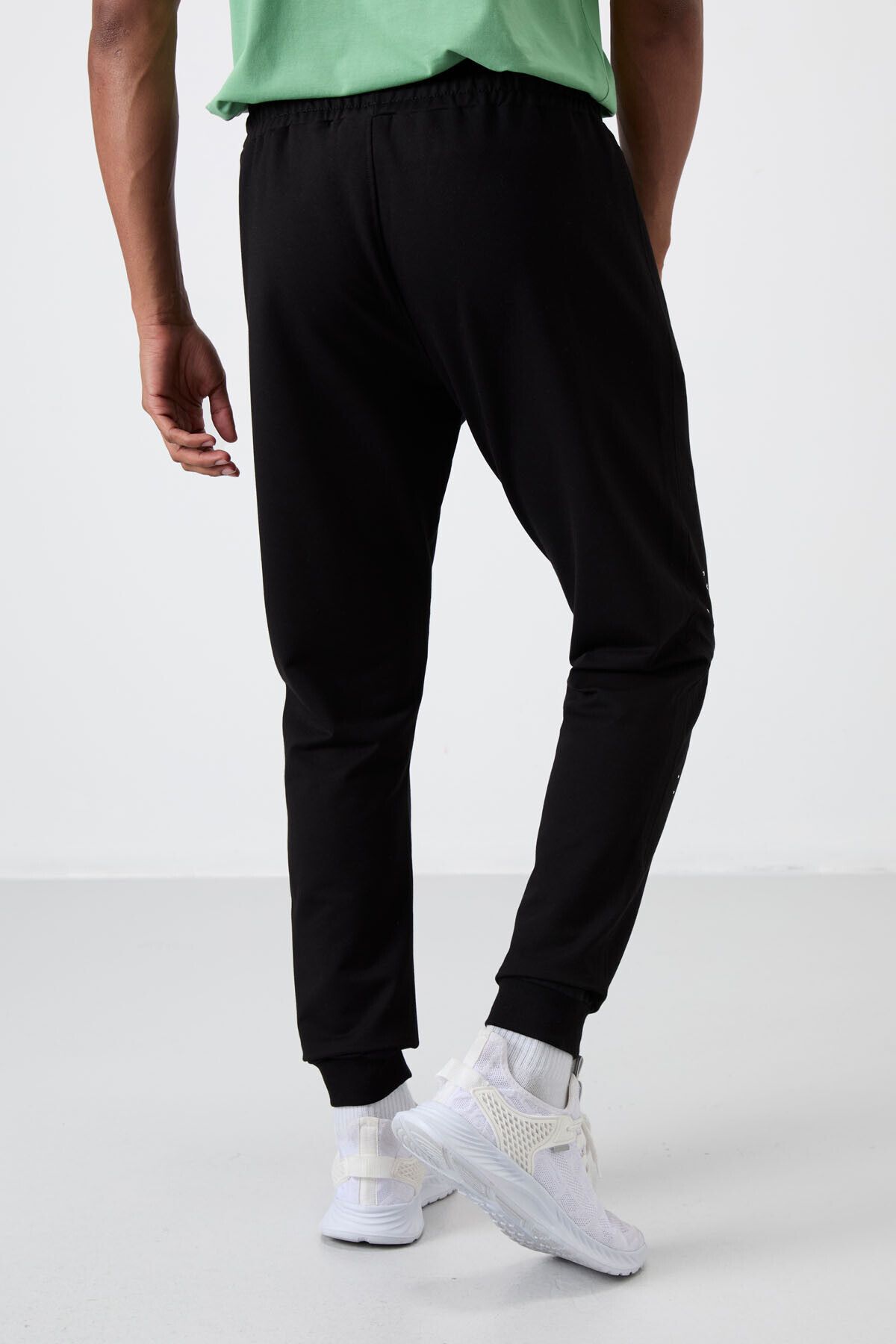 AIR JONES-Rory Black Jogger Men's Tracksuit Bottom - 84909 6