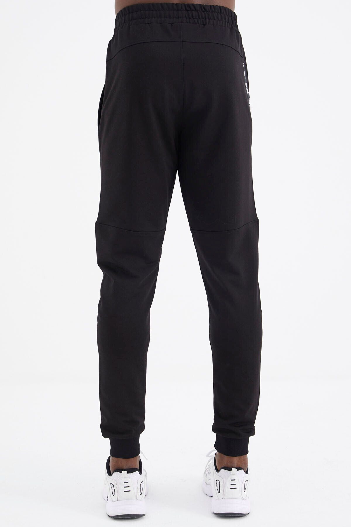 AIR JONES-Daniel 82116 Model Black Jogger Men's Sweatpants 8