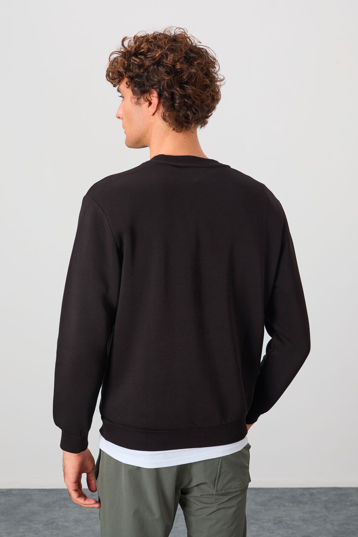 AIR JONES-Omar Black Raised Men's Sweatshirt - 88137 5