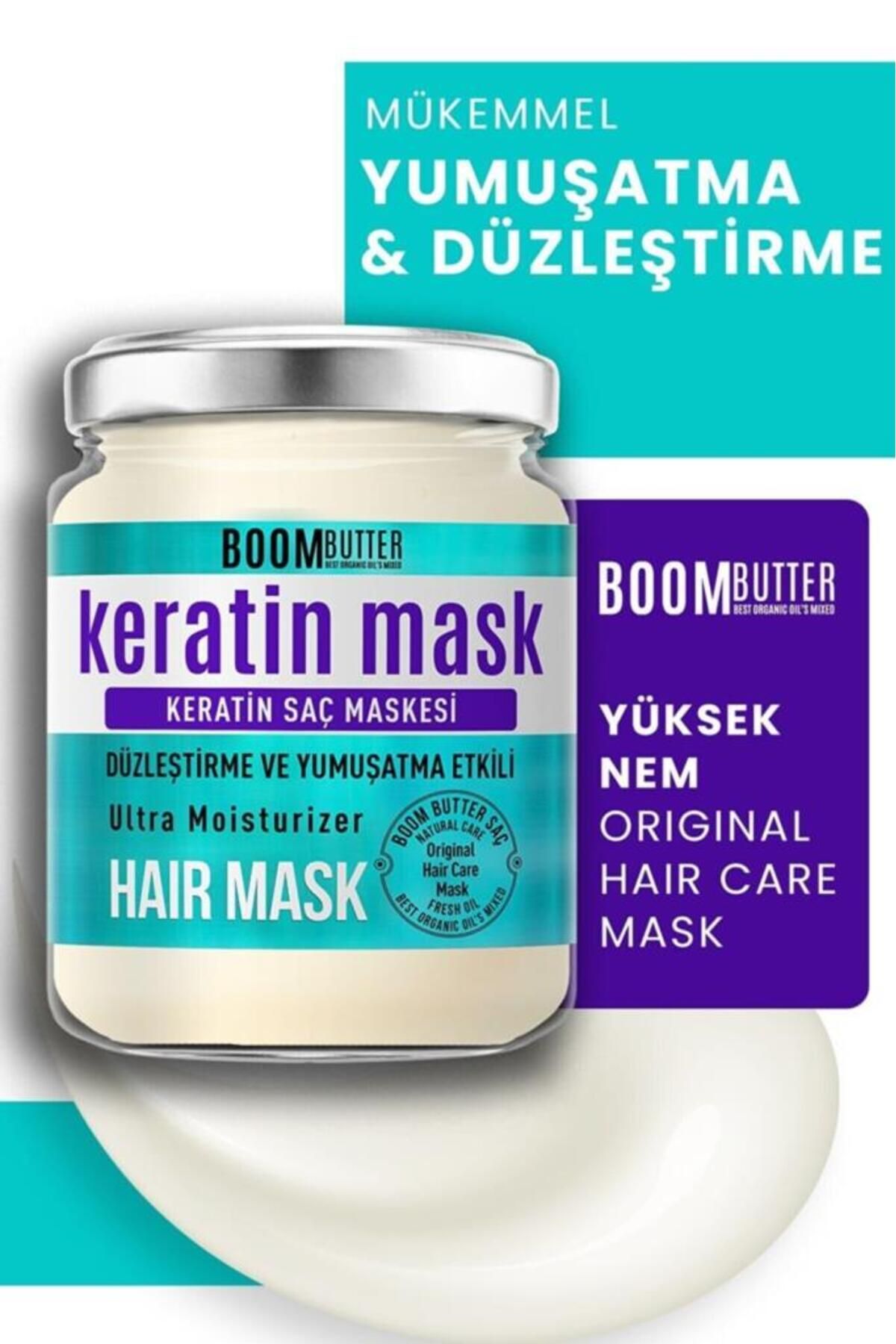 BOOM BUTTER-Keratin Hair Mask Double Pack 4