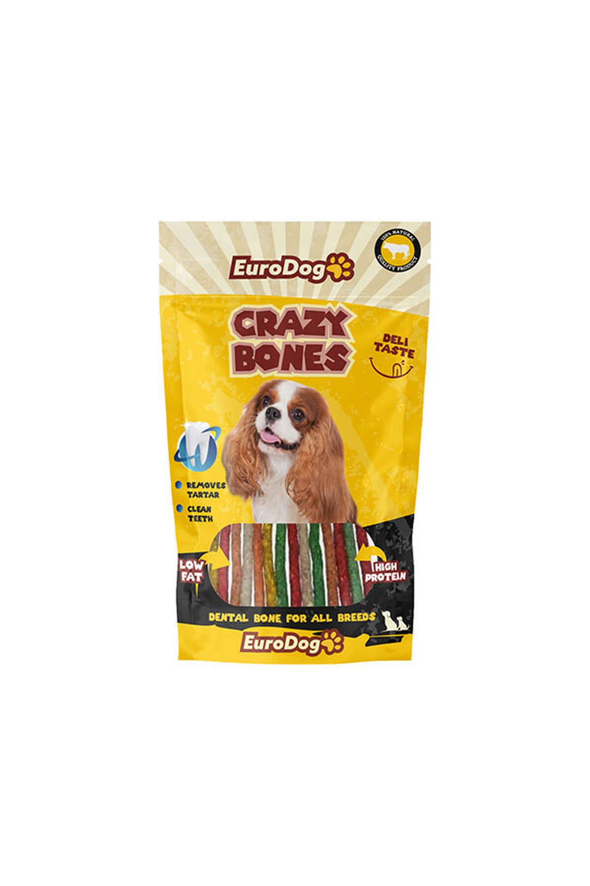 Eurodog Crazy Bone Munchy Kemik 100 Gr. YKTSN