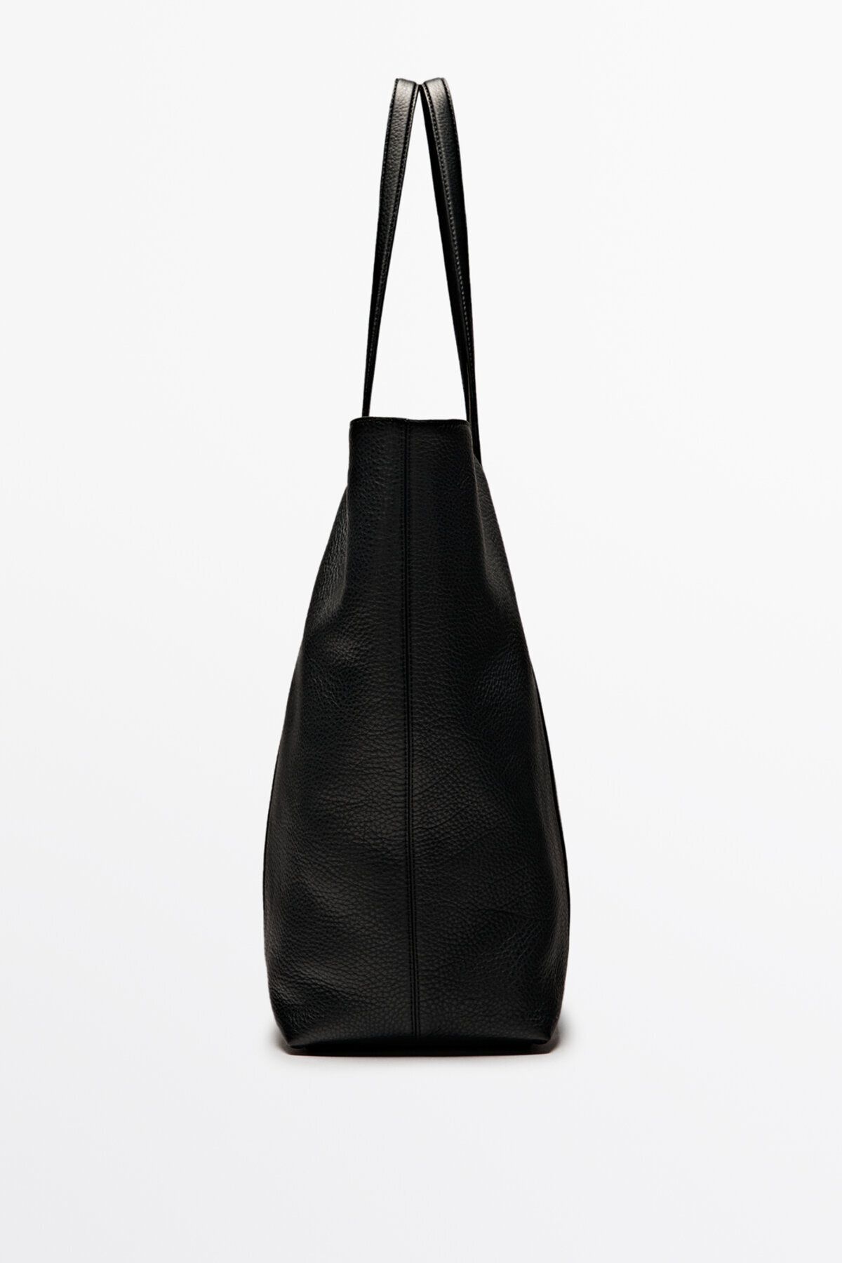 کیف کمری مشکی مردانه سیاه چرمی نپا اورجینال Massimo Dutti