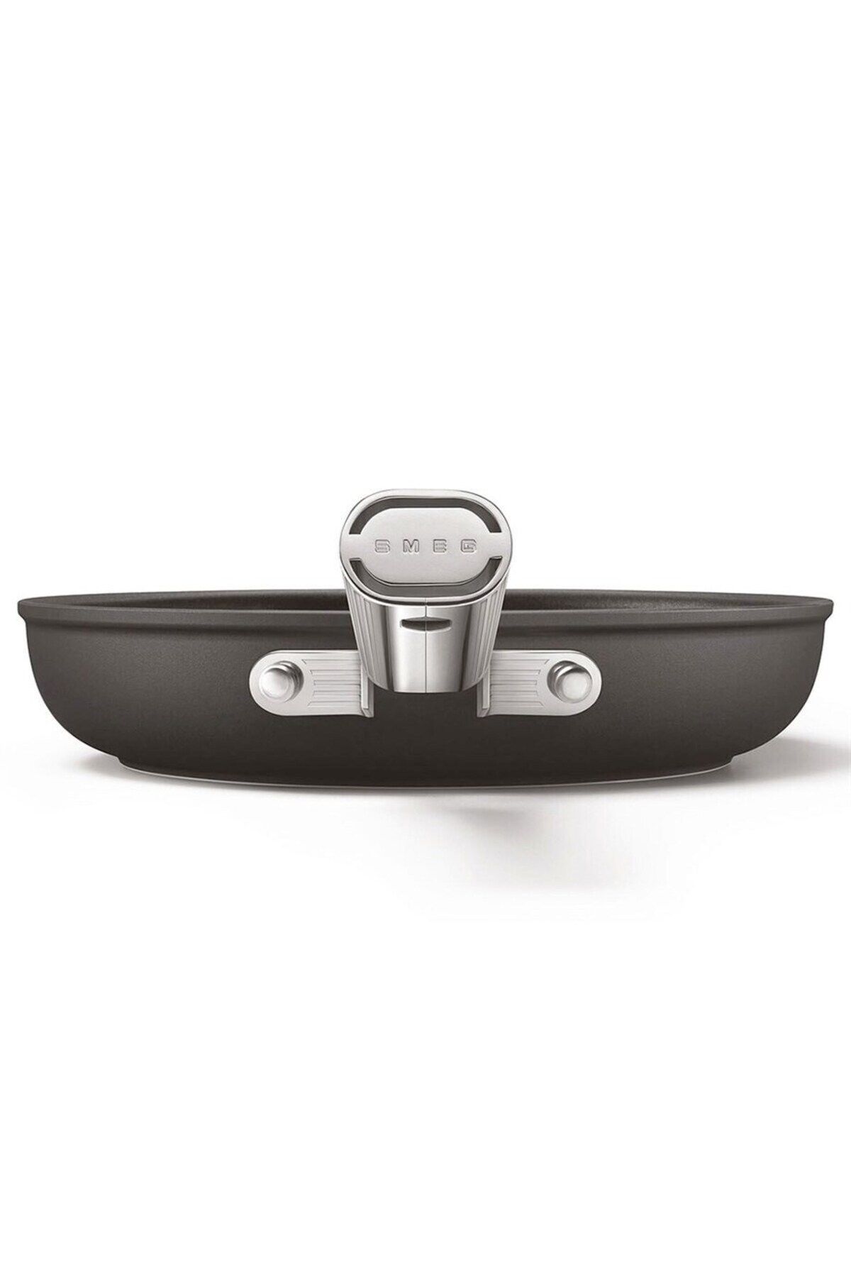 SMEG-Cookware 50's Style Black Pan 30 Cm 3