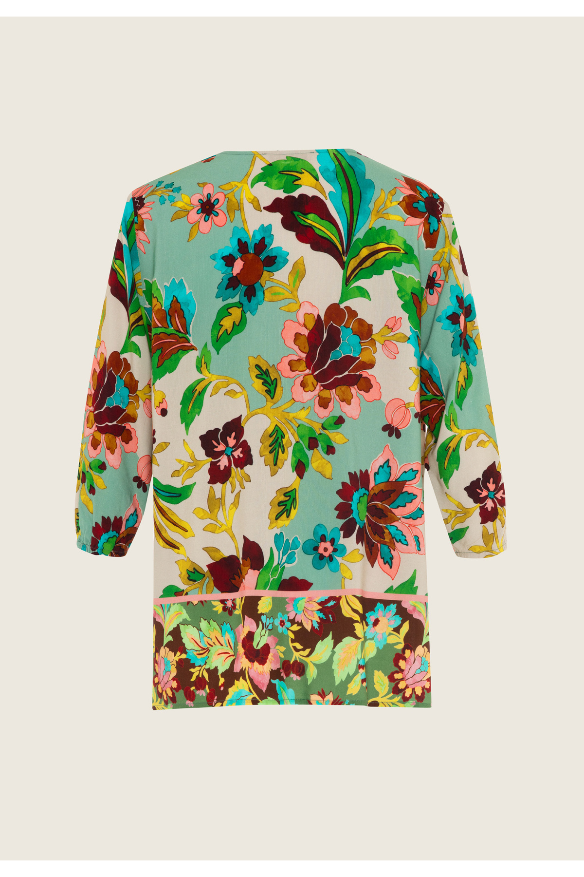 Love My Body-Gemusterte Bluse 8
