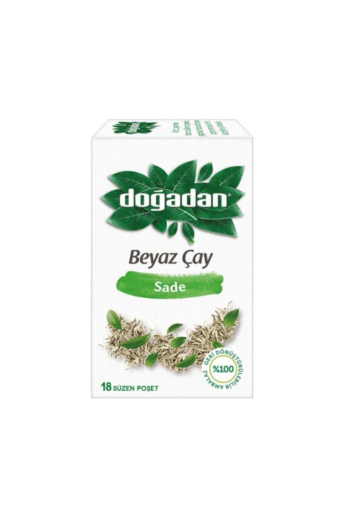 Doğadan Beyaz Çay Sade 18 Poşet