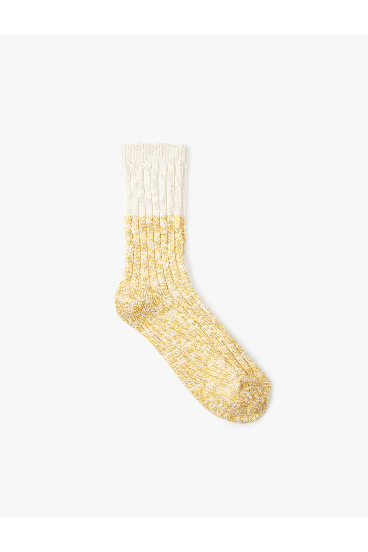 Koton-Socket Socks Gros Texturat Gri Color Block 2