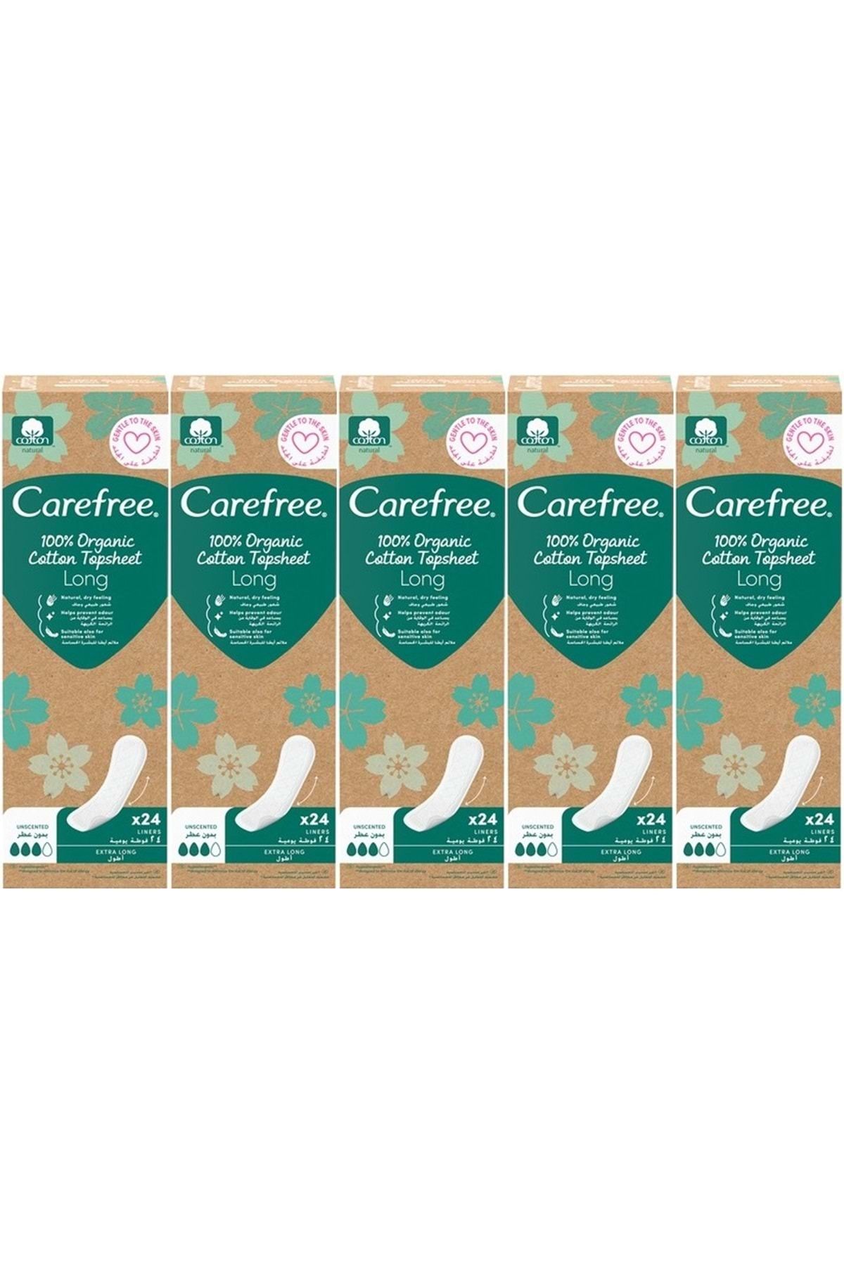 o.b. O.B Carefree Günlük Ped Organic Cotton Topsheet Uzun 120 Adet (5PK*24)