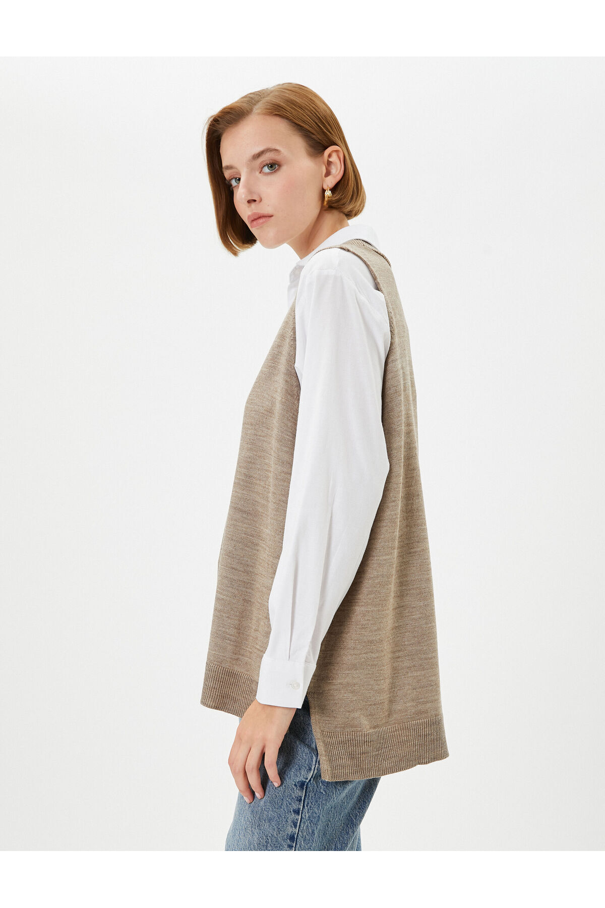 Koton Kadın Vizon Yelek