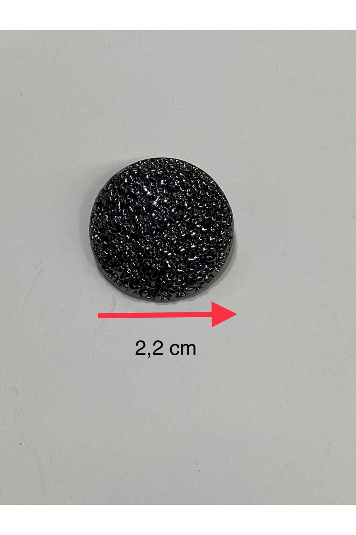 karantuhafiye-Jacket Cape button / design button / special coated button / Anthracite set of 6 2,2 Cm 6