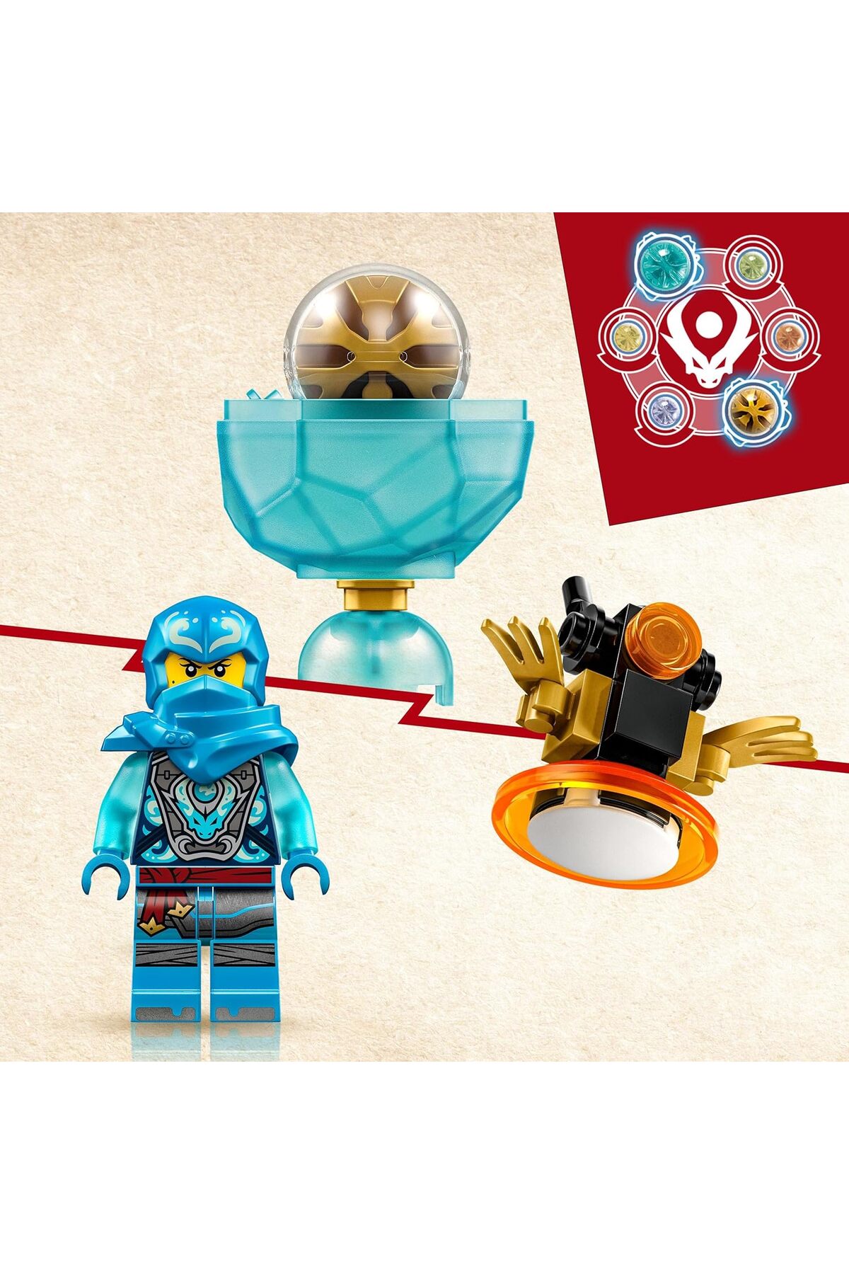 نینجاگو اسپینجیتسو دریفت – قدرت اژدها (۷۱۷۷۸) اسپینر نیا با مینیفیگور