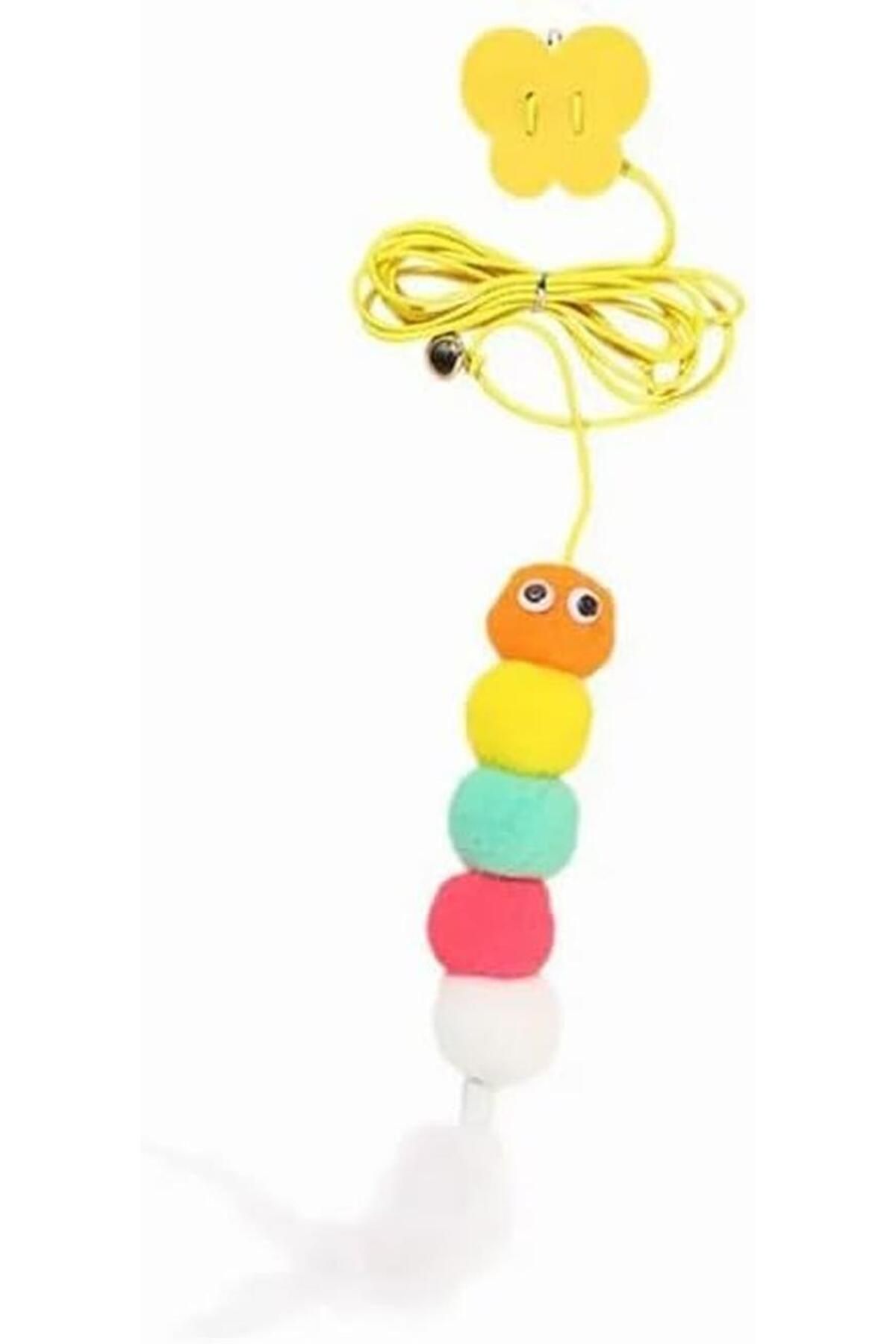 Busstier-Elastic Self-Adhesive Cat Playing Rod - Durable and Flexible, Fun Play Clocks 6