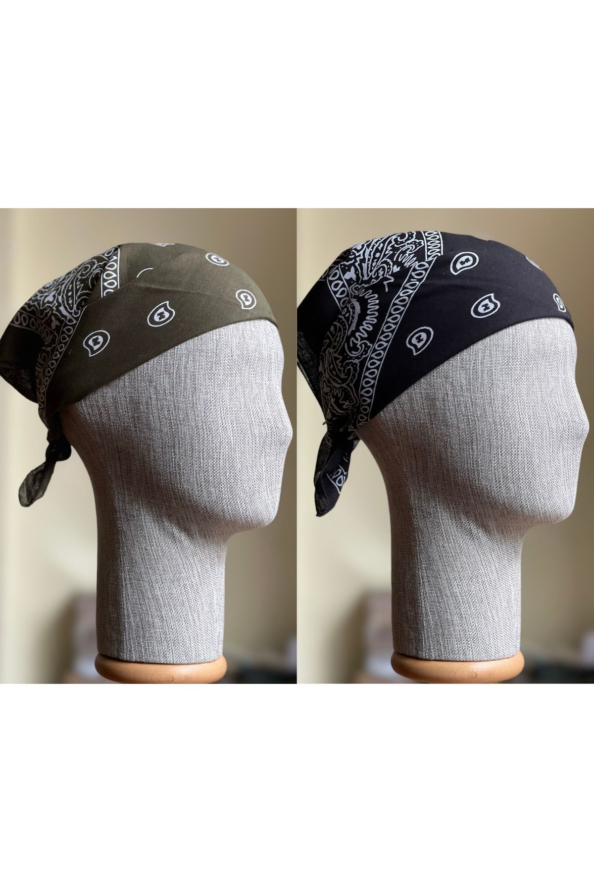 Rupen Kraft-2 bucăți Bandana cu model 100% bumbac Bandana cu model clasic Bandana cu model etnic 1