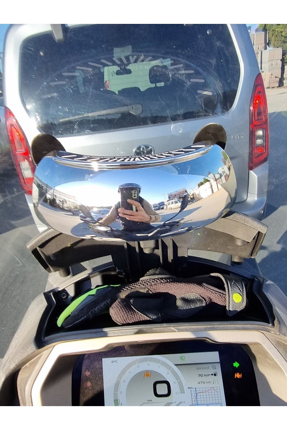 JGZ MOTORSİKLET DİKİZ AYNASI GENİŞ AÇILI 180 DERECE