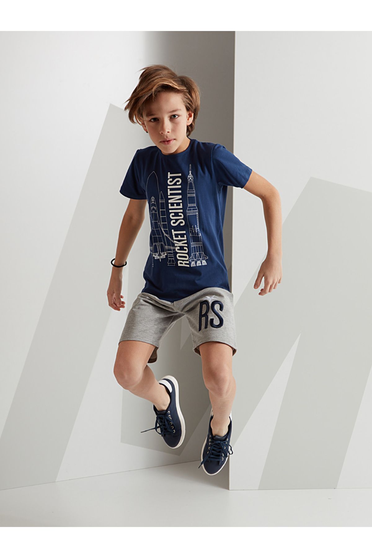 MSHB&G-Rocket Science Boy T-shirt Shorts Set 1